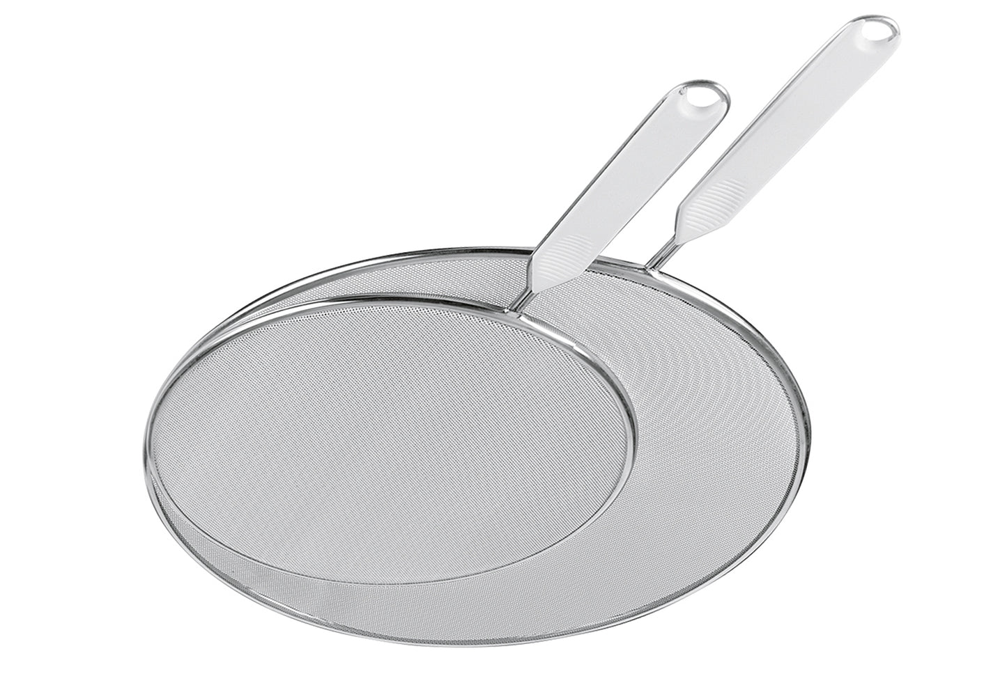 Spritzschutzsieb-Set Aluminium/Streckmetall Ø20+29cm 2teilig