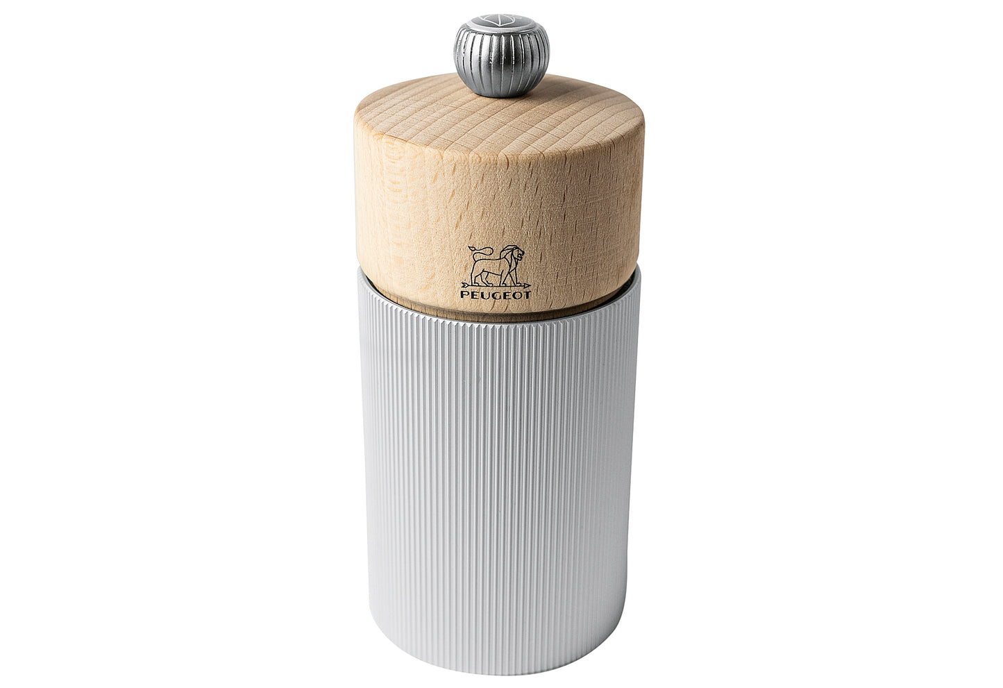 Salzmühle Line Aluminium/Natur 12cm