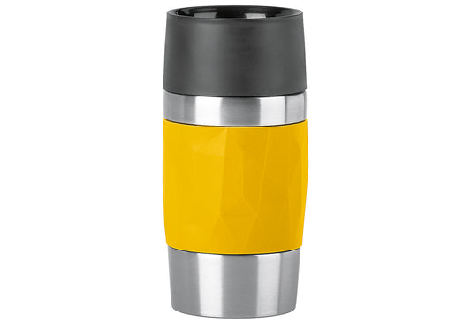 Isolierbecher Travel Mug Compact 0,3l Manschette gelb