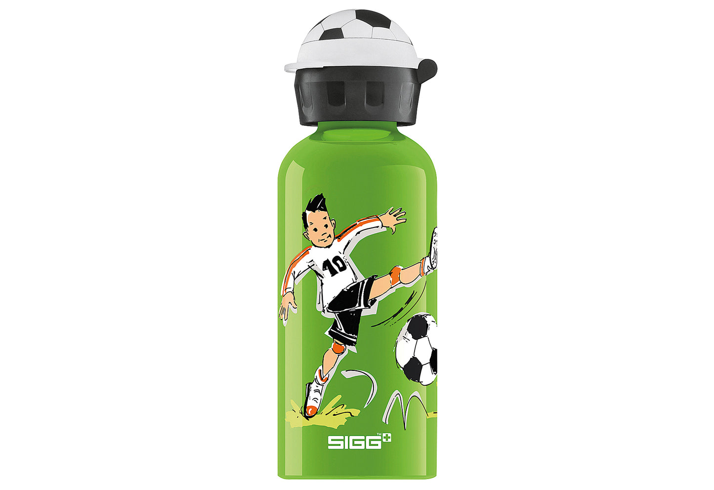 Trinkflasche Fußball 0,4l grün