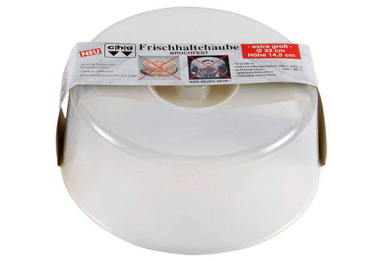 Haube für Tortenplatte bruchfest Kunststoff 14,5cm Ø33cm