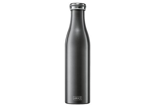 Thermo-Isolierflasche Edelstahl 0,75l anthrazit-metallic