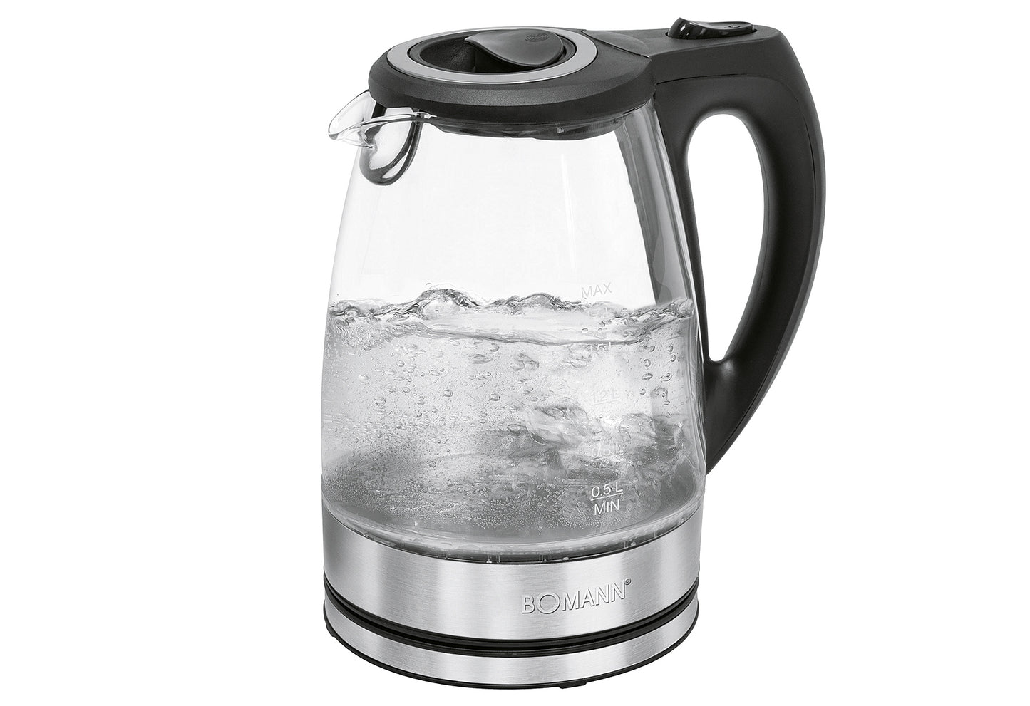 WKS 6032 G CB Wasserkocher 1,7l 2200W Glas/Edelstahl