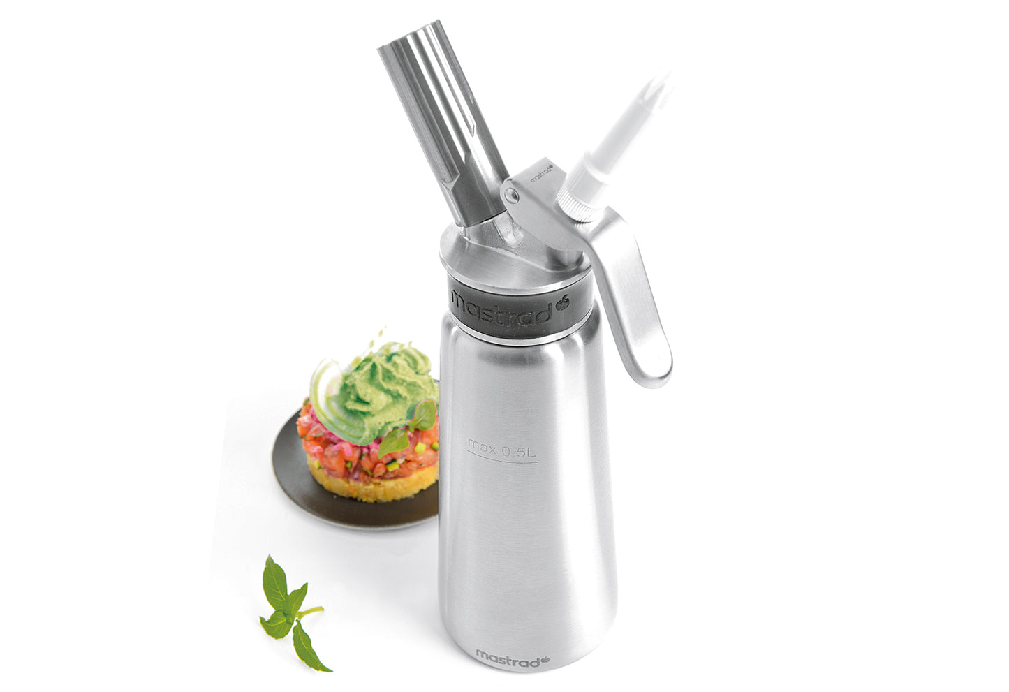 Sahnebereiter Mousse & Saucen Edelstahl 0,5l