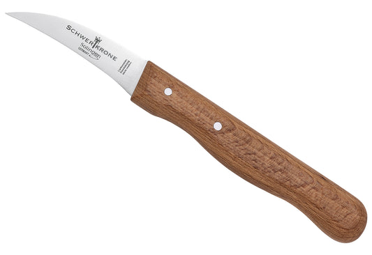 Gemüsemesser Buchenholz gebogen 5,5cm Carbon