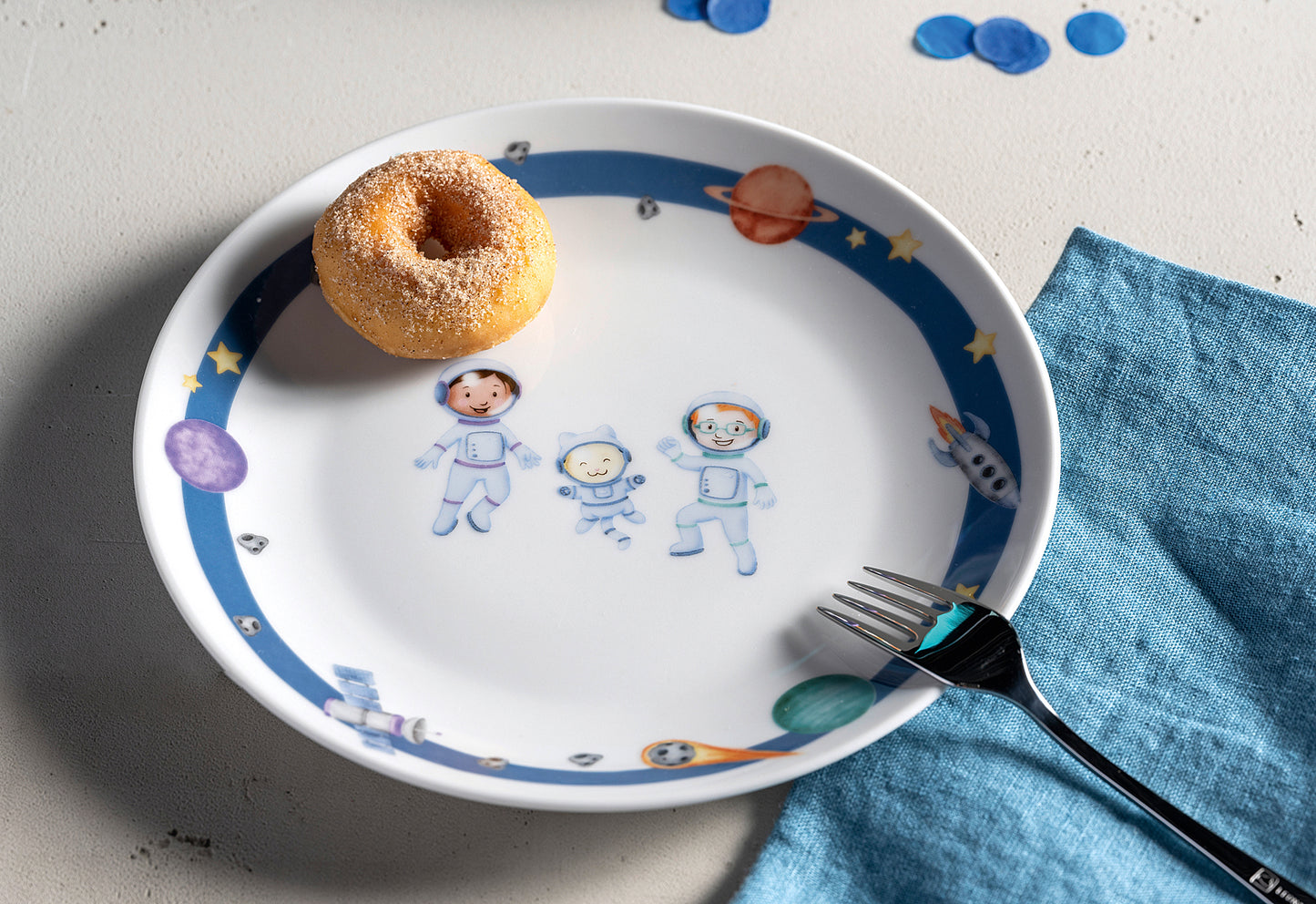 Kindergeschirr Weltall 3tlg