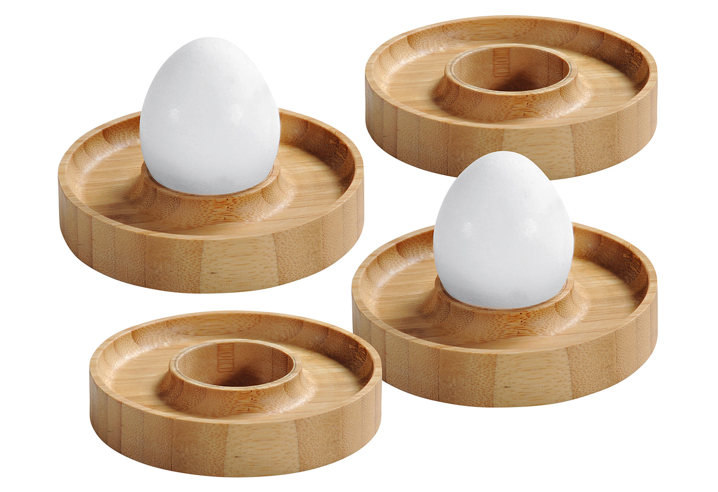 Eierbecher FSC-zertifiziertes Bambus 4er Set