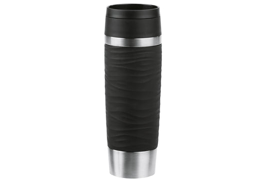 Isolierbecher Travel Mug Waves 0,5l schwarz