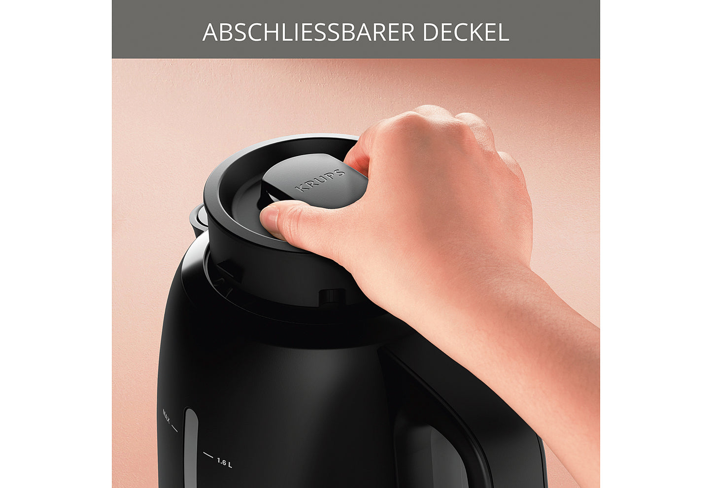 Wasserkocher BW 2448  2200 W schwarz