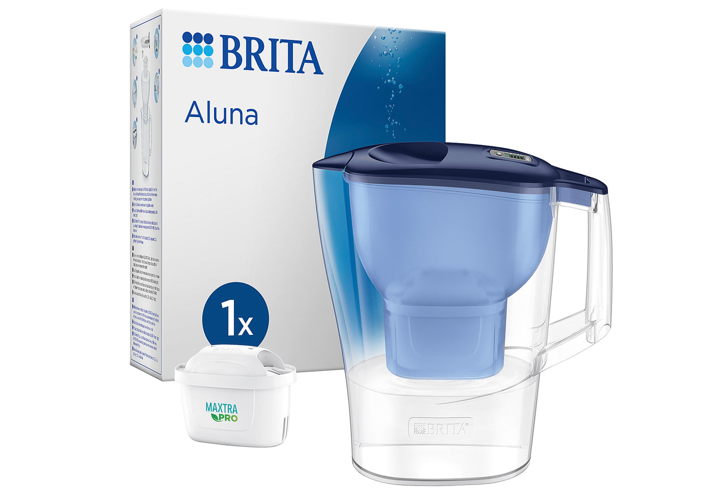 Wasserfilter Aluna blau