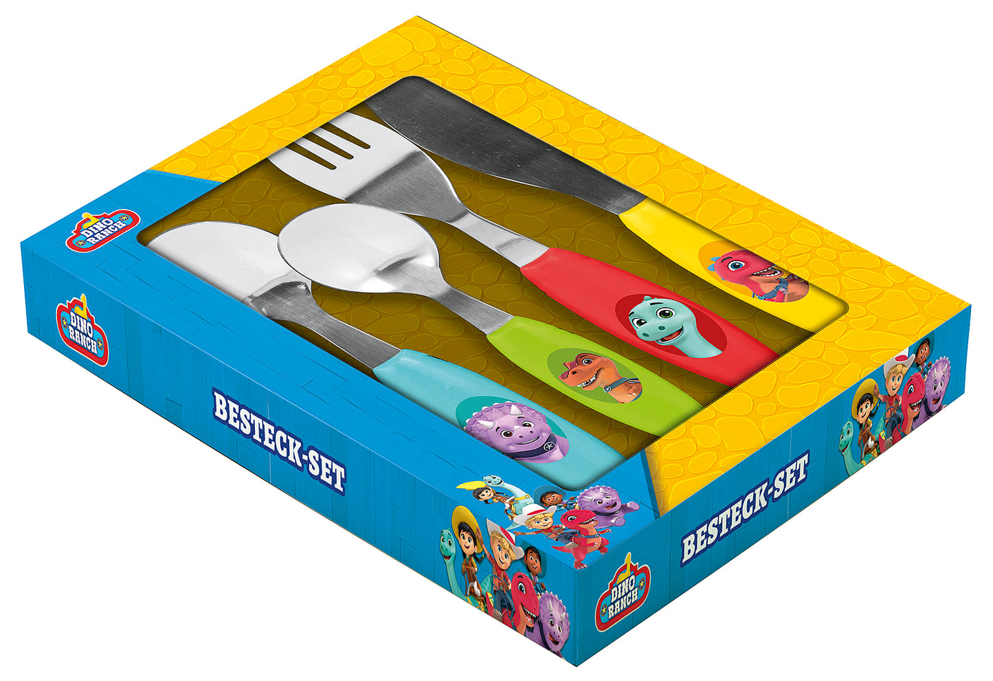 Besteck-Set Dino Ranch ABS 4teilig
