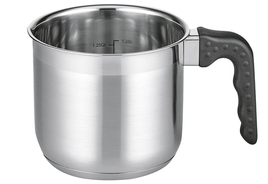 Milchtopf Turmalin Ø14cm Edelstahl