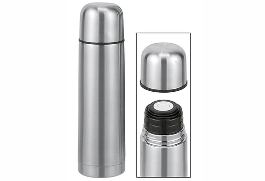 Isolierflasche doppelwandig 1 l Edelstahl