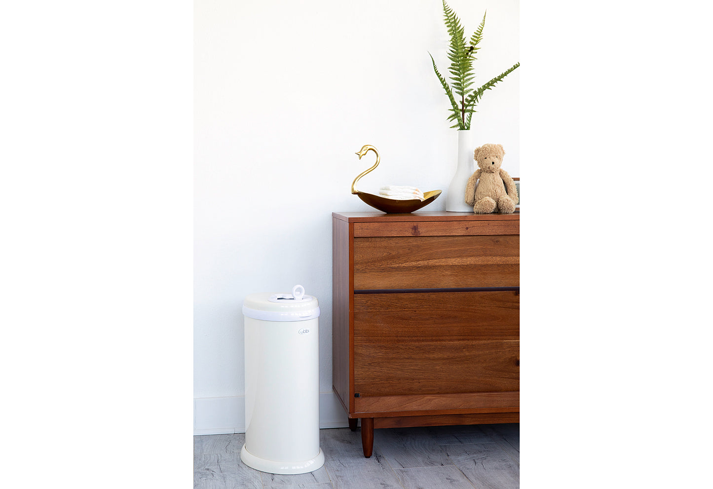 Windeleimer Stahl beige