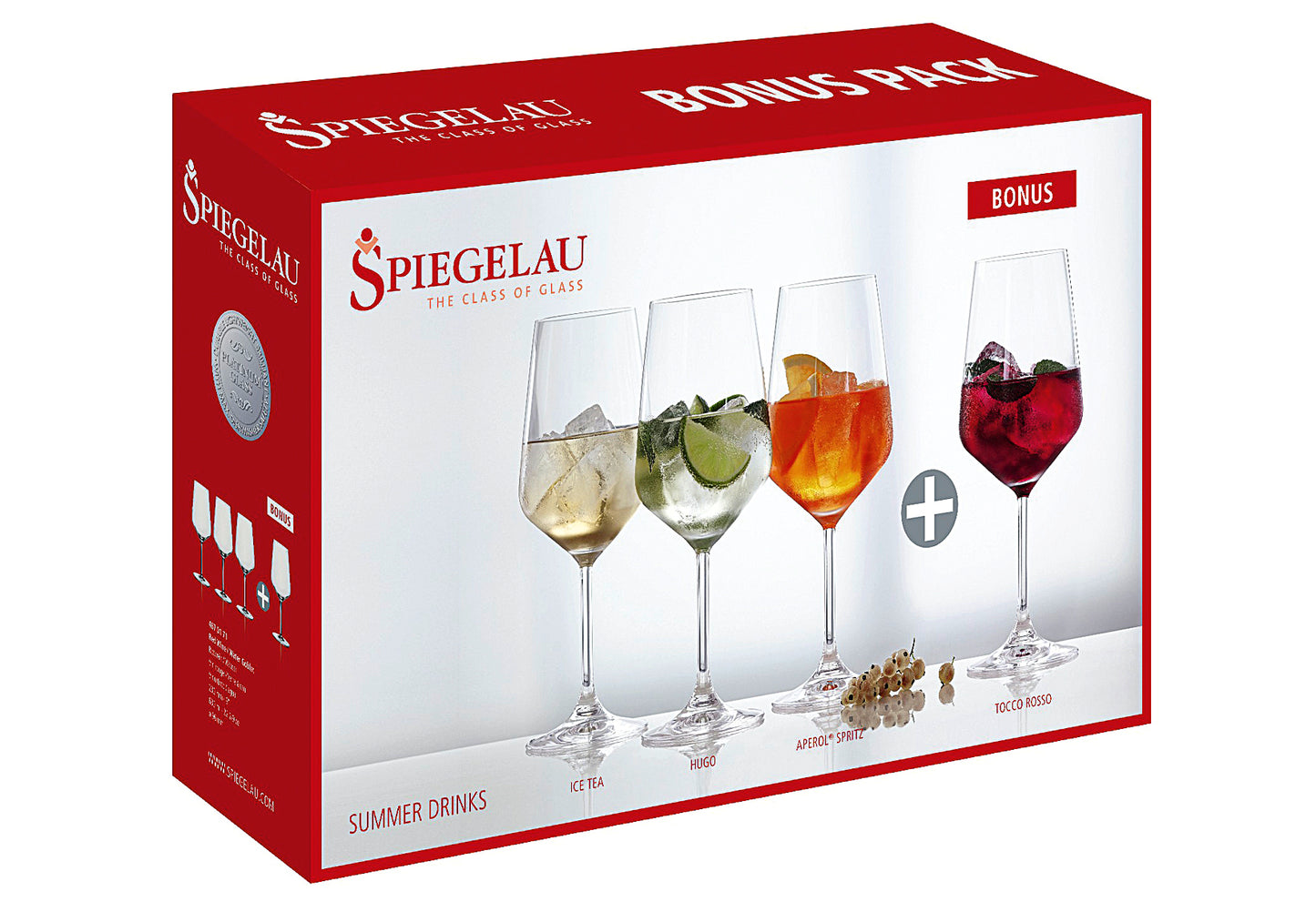 Kelch Summer Drinks Bonus Pack 3+1 63 cl 23cm 4er Set