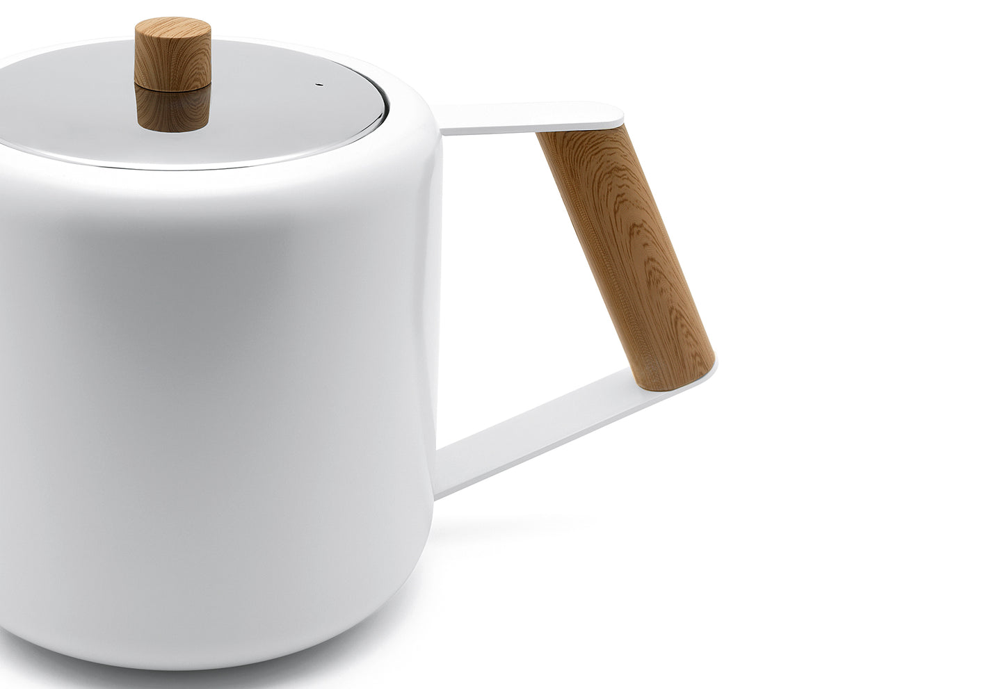 Teekanne Boston 1,1l matt weiß