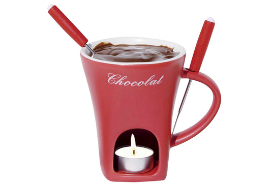 Schokoladenfondue Set Chocolat 3teilig