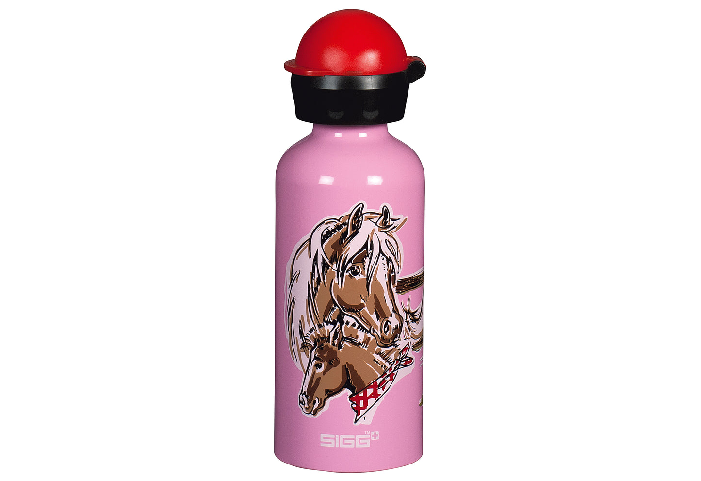 Trinkflasche Let's Run 0,4 l rosa