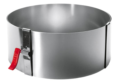 Tortenring mit Klemmhebel 7cm Edelstahl