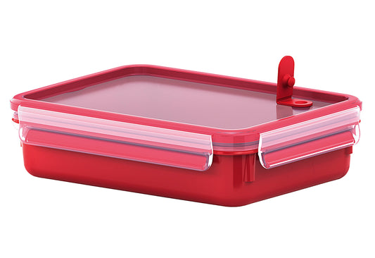 Mikrowellendose Clip&Micro 2.0 1,2 l 22,6x16,7x5,9cm rot