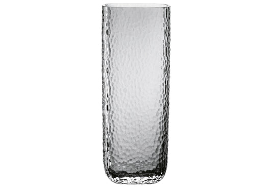 Vase Martello geradlinig 27cm grau