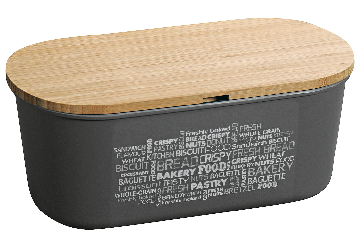 Brotbox FSC 34x18xm grau