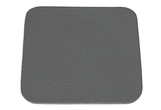 Glasuntersetzer Lederoptik basalt 10x10cm 4Stück