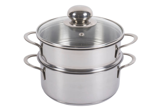 Biodünster Kartoffeldämpfer 3,6 l Ø20cm Edelstahl