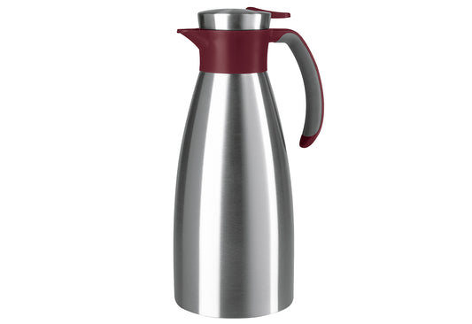 Isolierkanne Soft Grip 1,5l weinrot