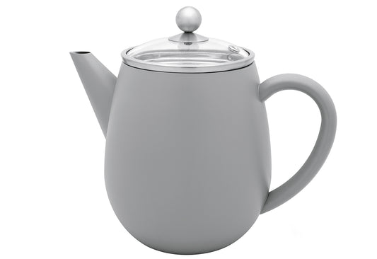 Teekanne Duet Eva 1,2l grau