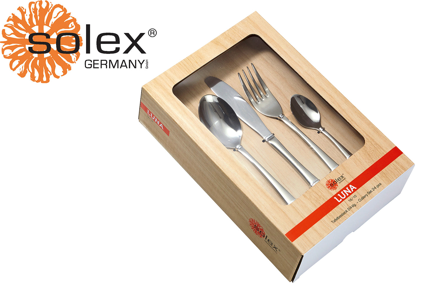 Besteckset Luna Edelstahl 18/10 24teilig