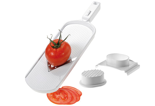 Gemüseschneider V-Hobel Kunststoff 33cm weiß