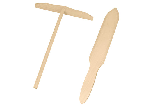 Crepes Spachtel-Set 2teilig