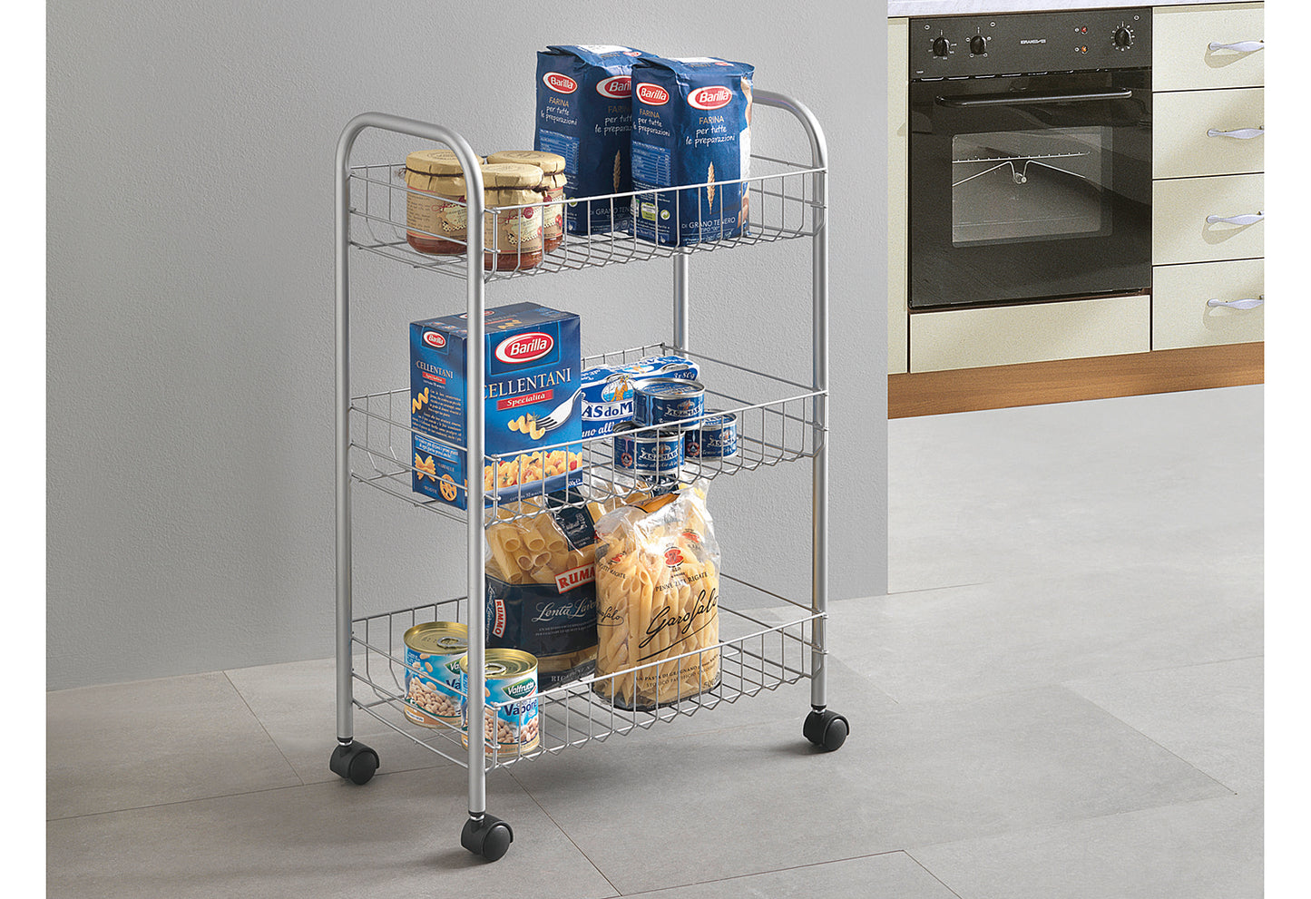 Allzweckwagen Lugano 3Körbe 41x26x64cm