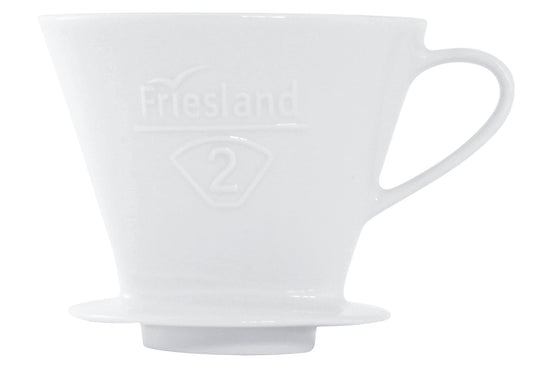 Kaffeefilter Porzellan Größe 102 1-Loch weiß