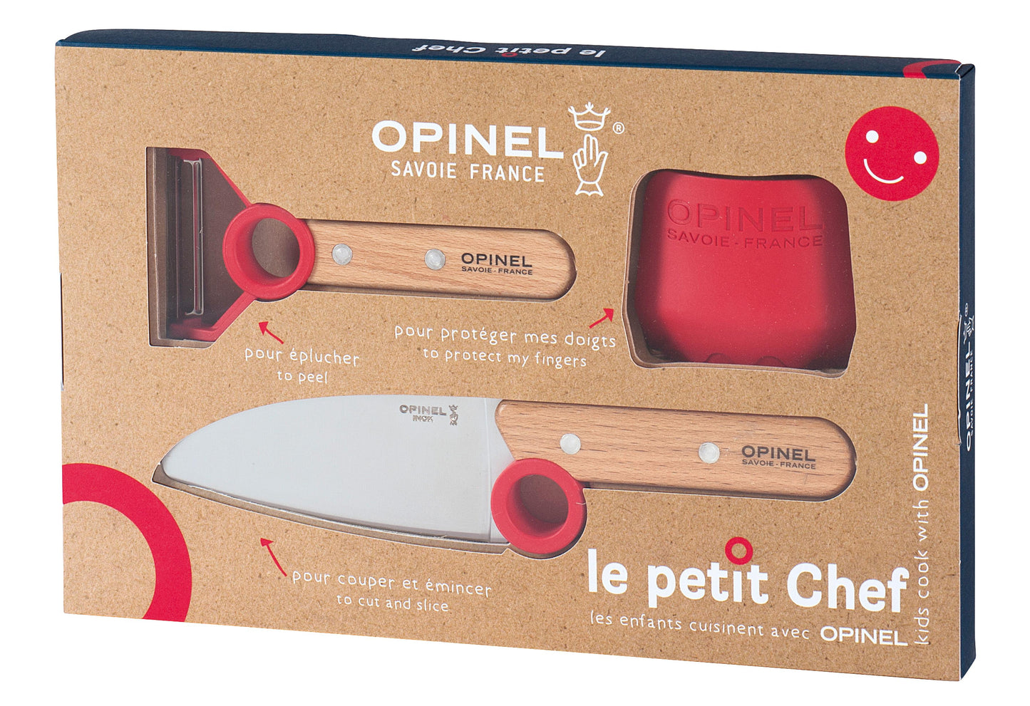 Kinder Kochmesser-Set Le petit Chef 3teilig
