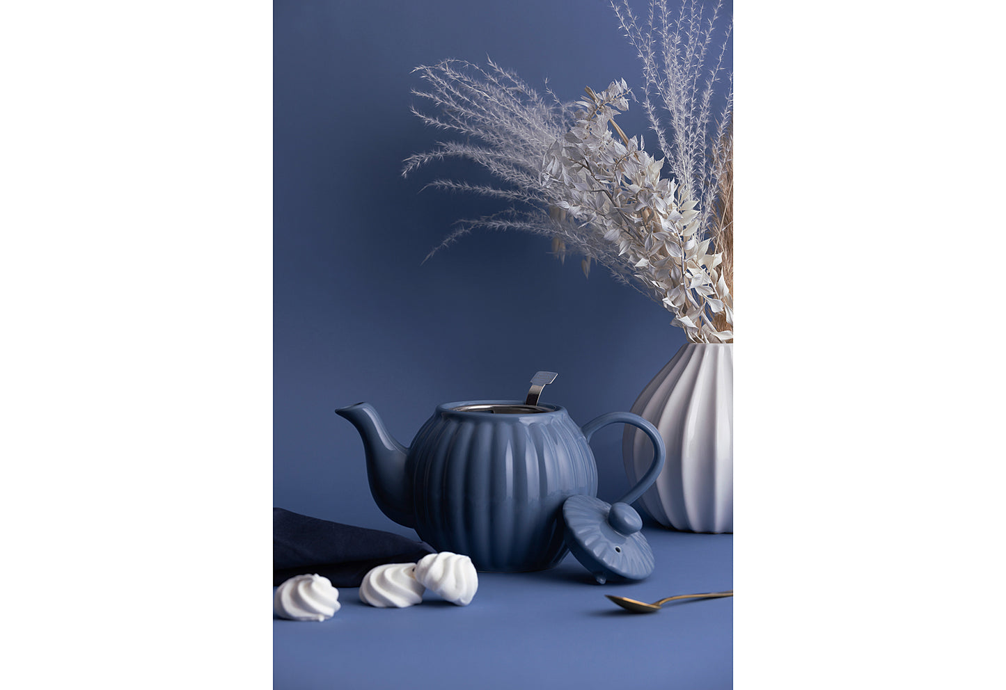 Teekanne Luxe 6 Tassen 1,1l blau
