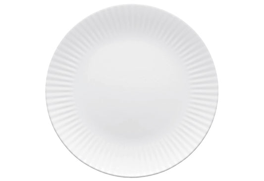 Speiseteller Relief weiß 27cm 2Stück