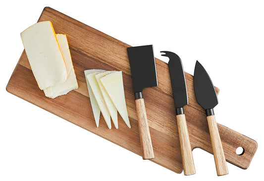 Santo Käsemesser Set mit 3  Messern und Schneidbrett