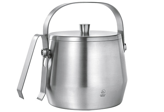 Eisbehälter mit Deckel und Zange Ø12cm