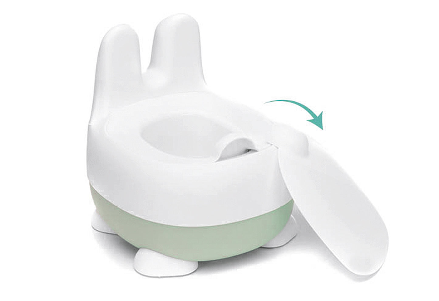 Töpfchen Rabbit salbei/ weiß