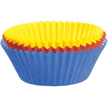 Papierbackförmchen Muffin Ø7cm farbig sortiert 150er Pack