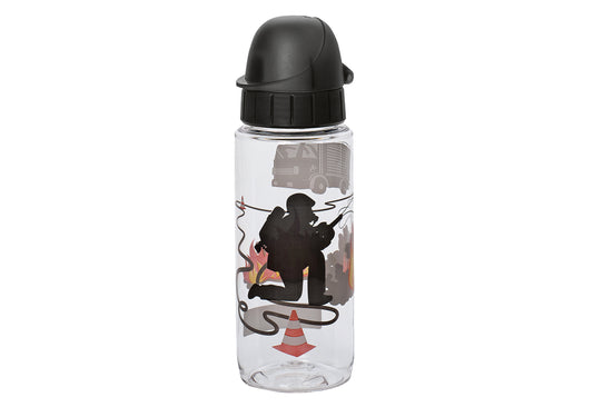 Trinkflasche Tritan Kids Fireman 0,5l transparent