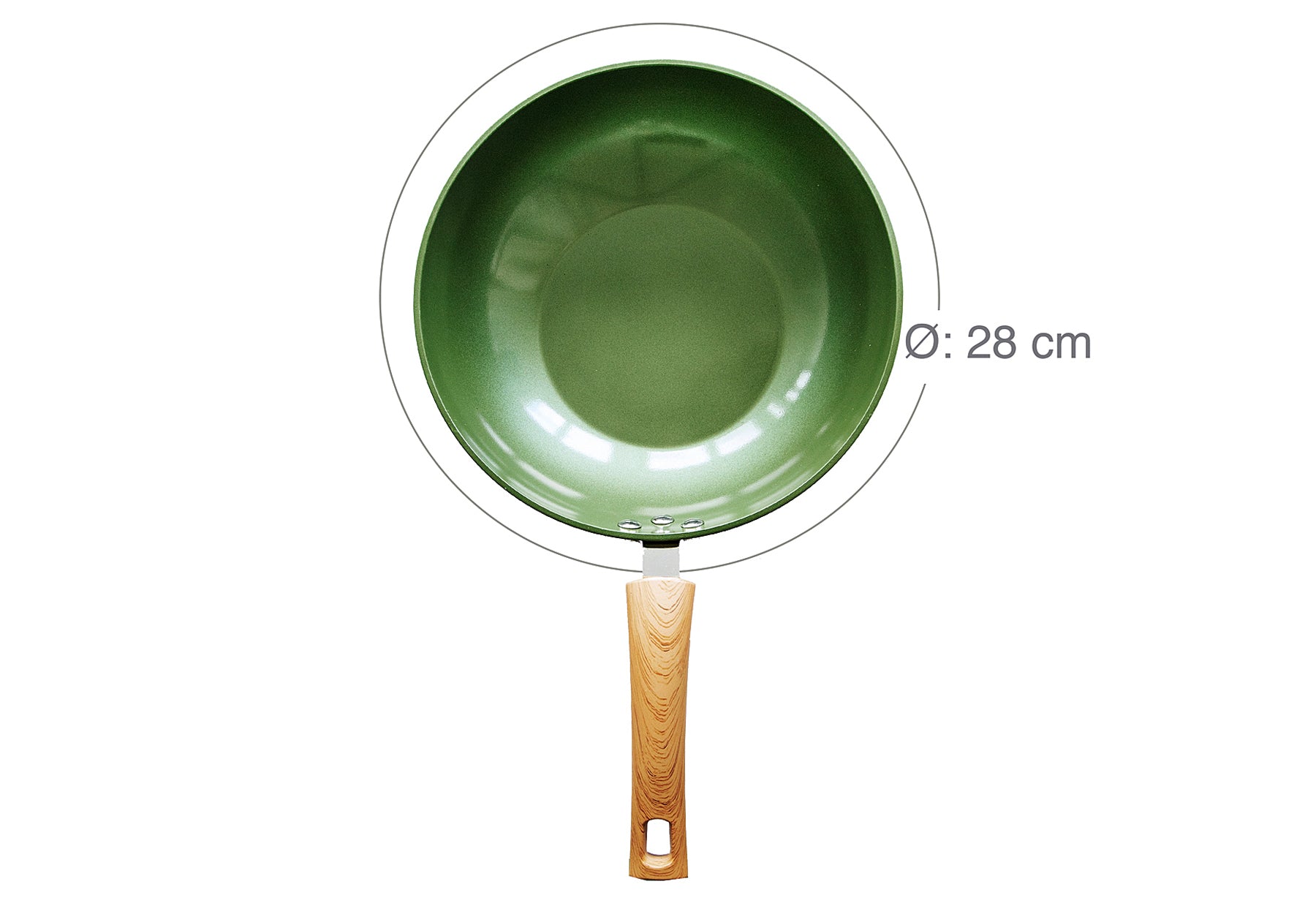 Wokpfanne CeraVegan 28cm Aluminium - Ruder Home GmbH