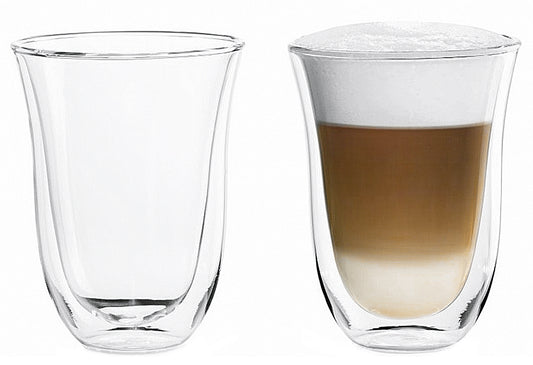 Macchiatogläser doppelwandige Latte Macchiato Thermogläser 220 ml 2er Set