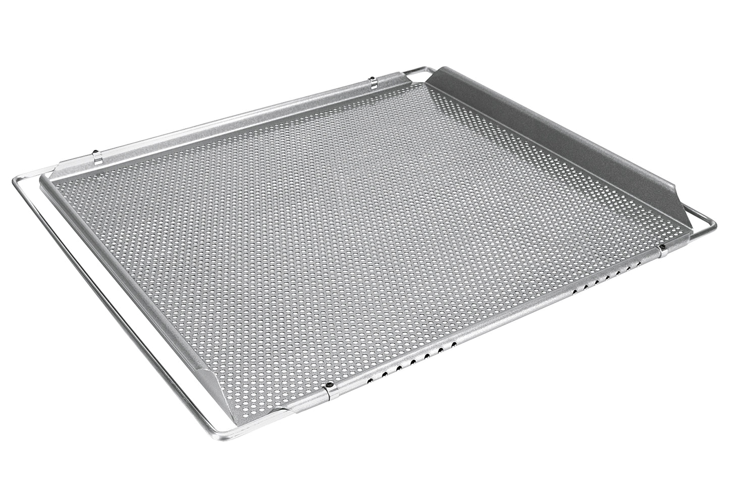 Herdbackblech 40x35cm mit Spezial-Lochung silber