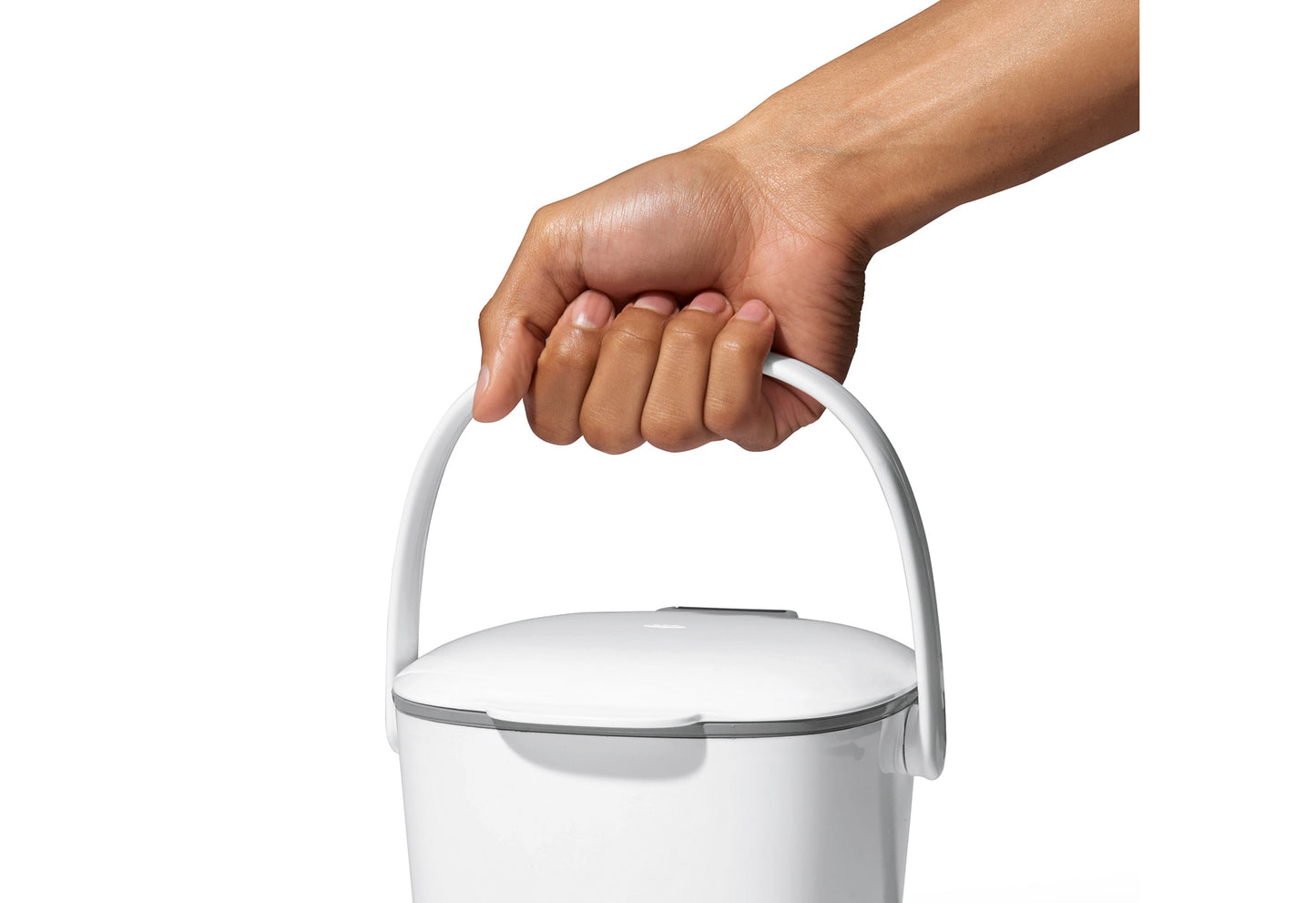 Küchenabfalleimer 2,8l weiß
