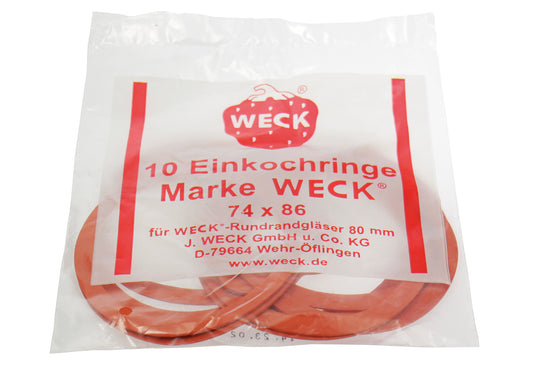 Einkochring 74x86mm 10er Beutel