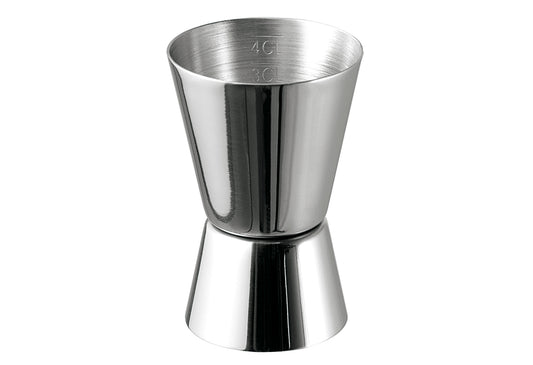 Cocktail-Barmaß 2/4 cl Edelstahl 7cm