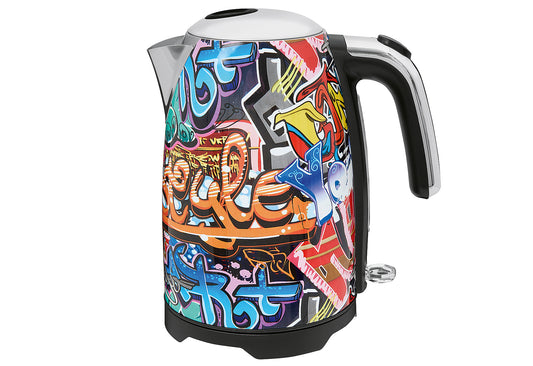 Wasserkocher in Graffiti-Style 1,7l Water 3010 G